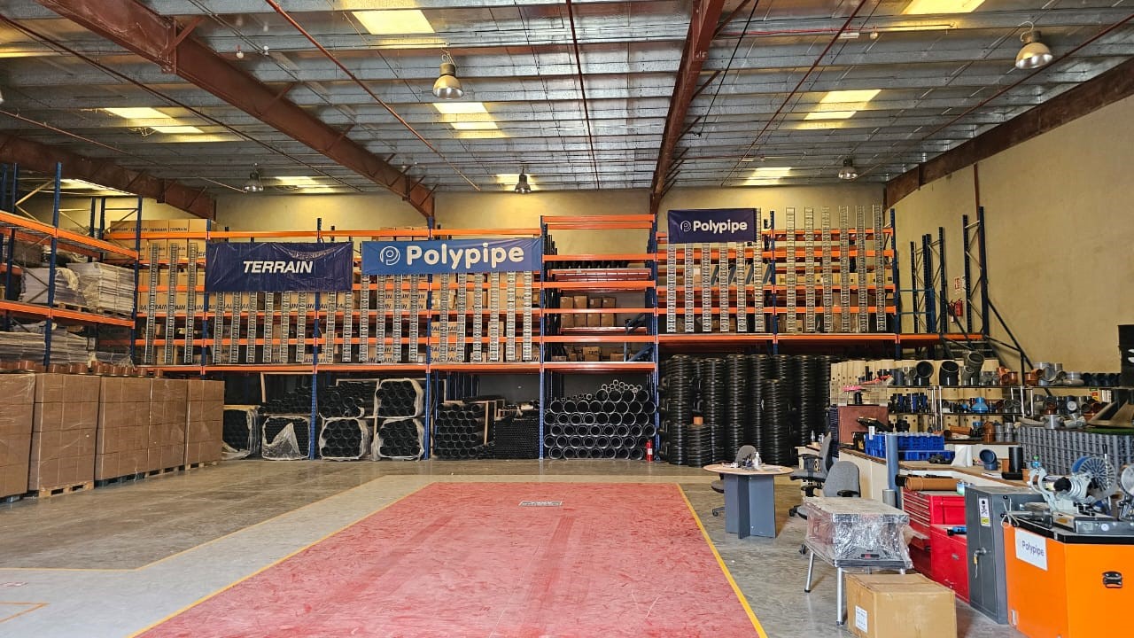 Polypipe Middle East warehouse in Dubai